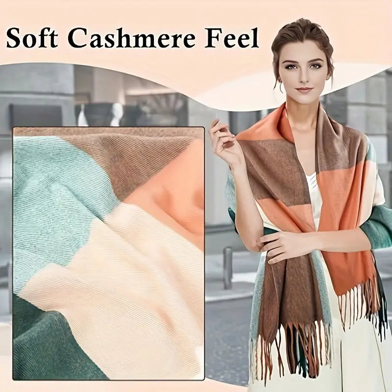 Luxurious Tartan Cashmere Scarves