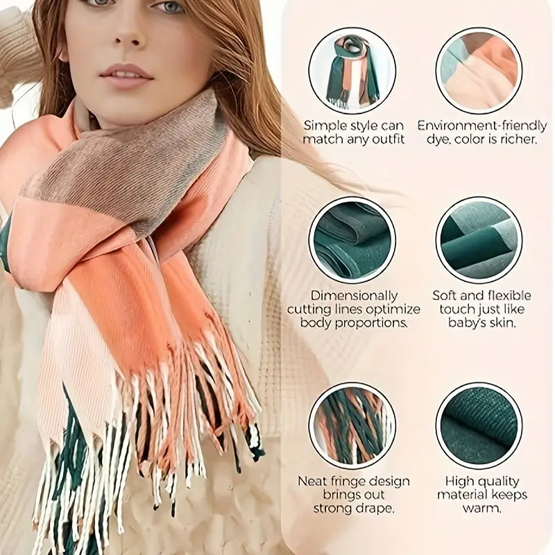 Luxurious Tartan Cashmere Scarves