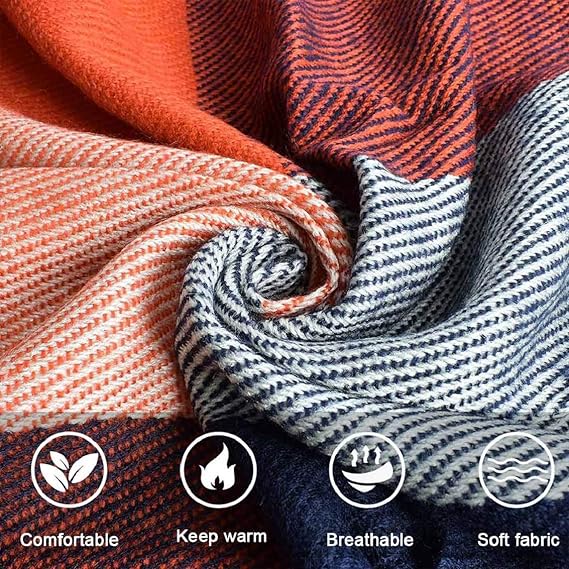 Luxurious Tartan Cashmere Scarves