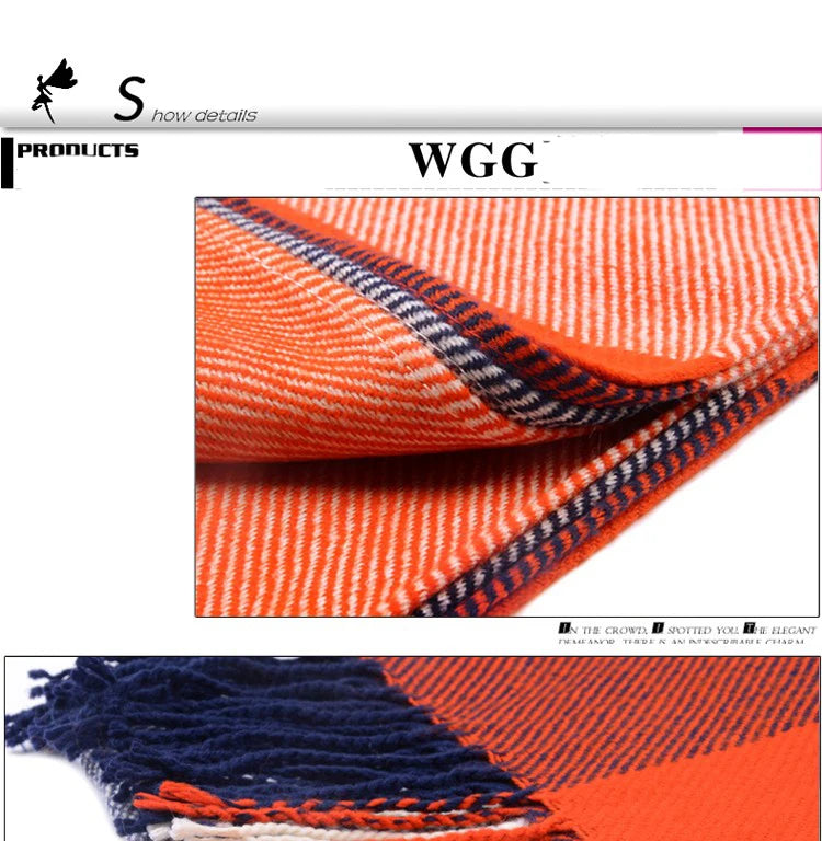 Luxurious Tartan Cashmere Scarves