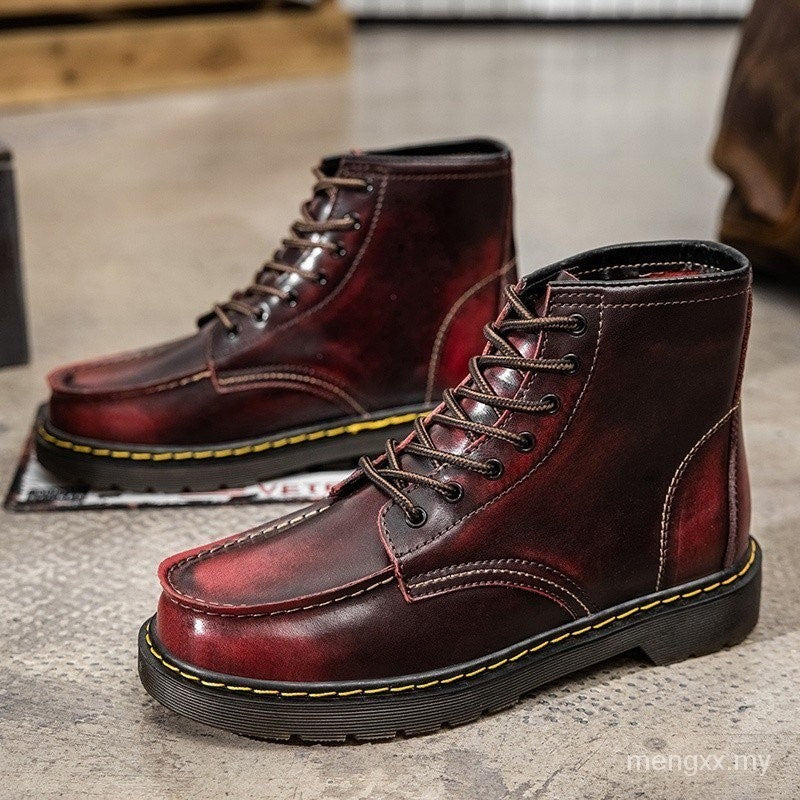Randolph Cowhide Leather High-Top Boots