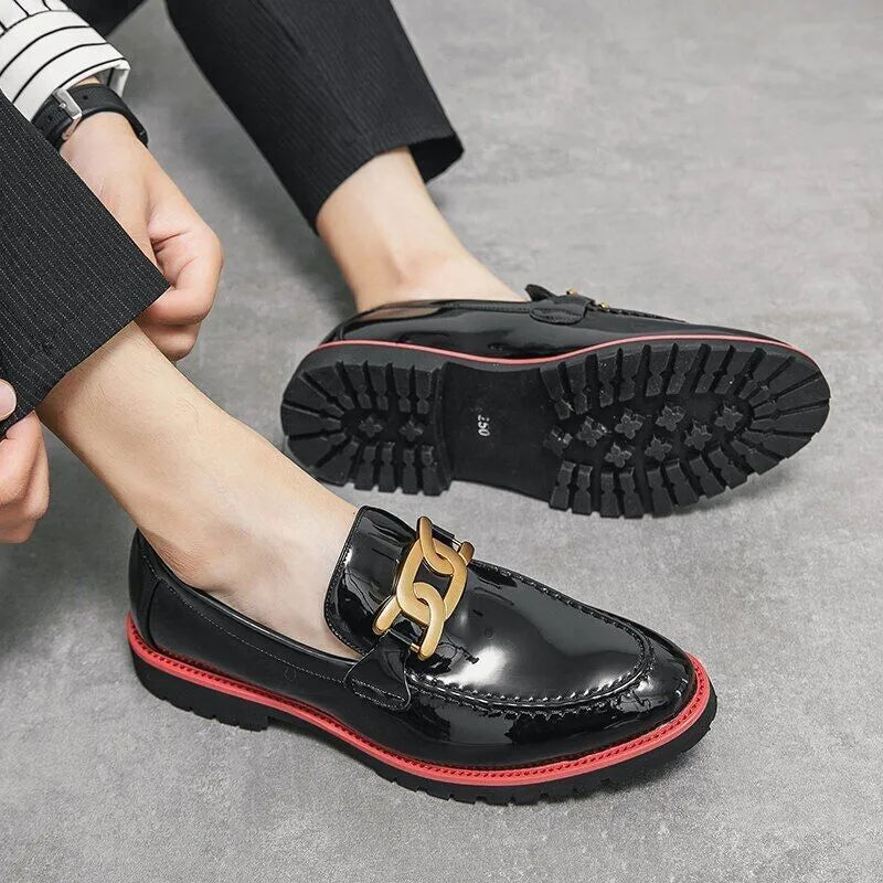Italian Vegan Leather Designer Loafers