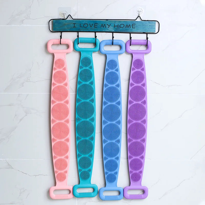 Silicone Back Scrubber Bath Belt