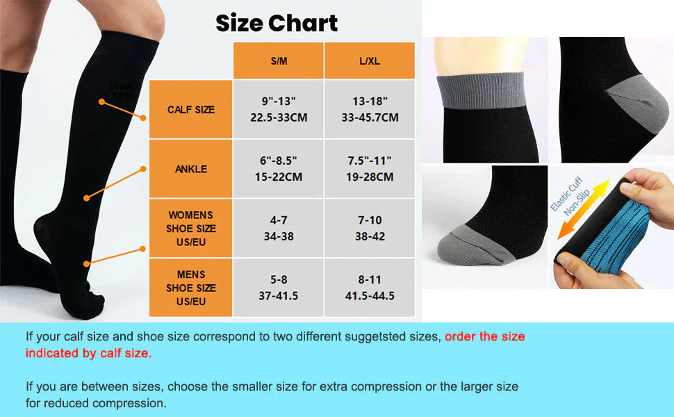 Cross-Border Double Compression Socks