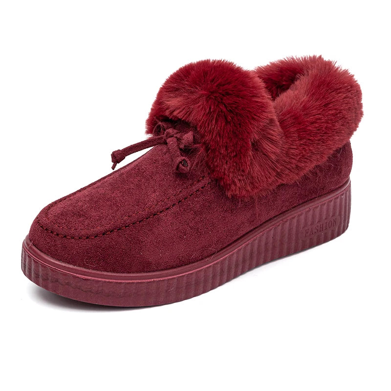 Warm Moccasin Slipper Boots