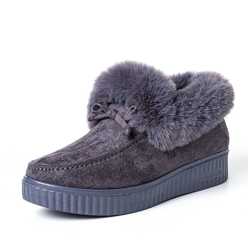 Warm Moccasin Slipper Boots