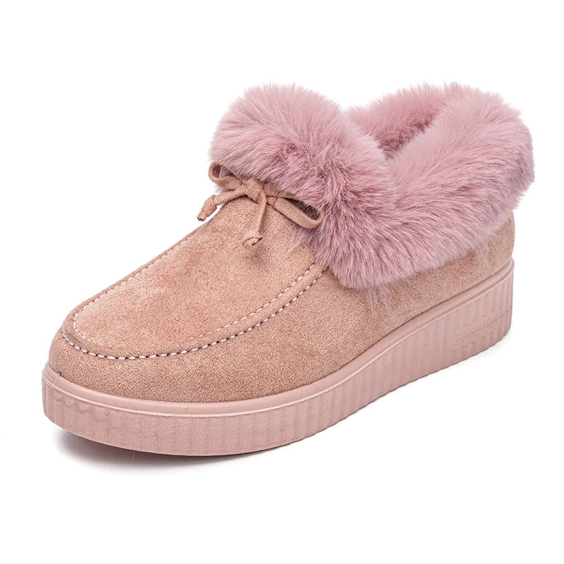 Warm Moccasin Slipper Boots