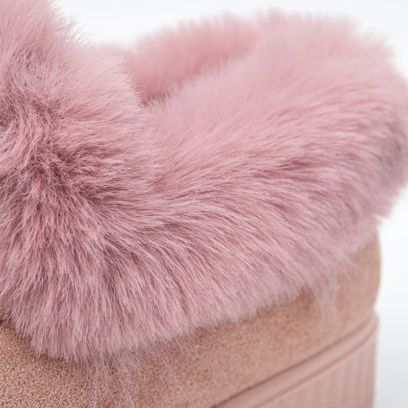 Warm Moccasin Slipper Boots