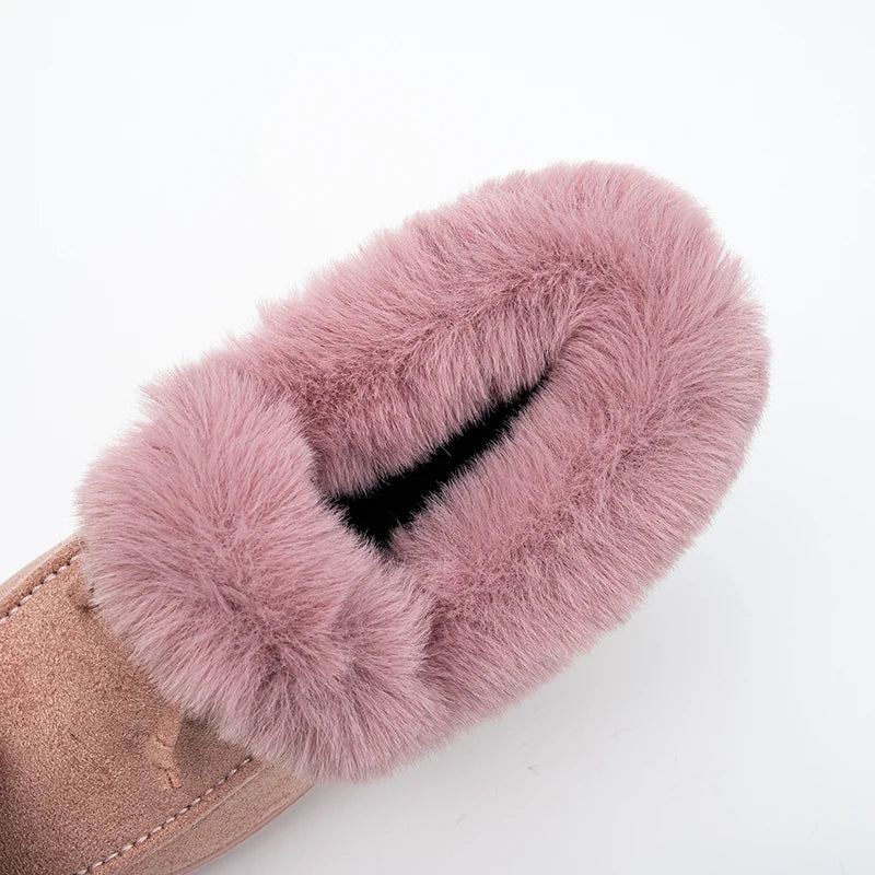 Warm Moccasin Slipper Boots