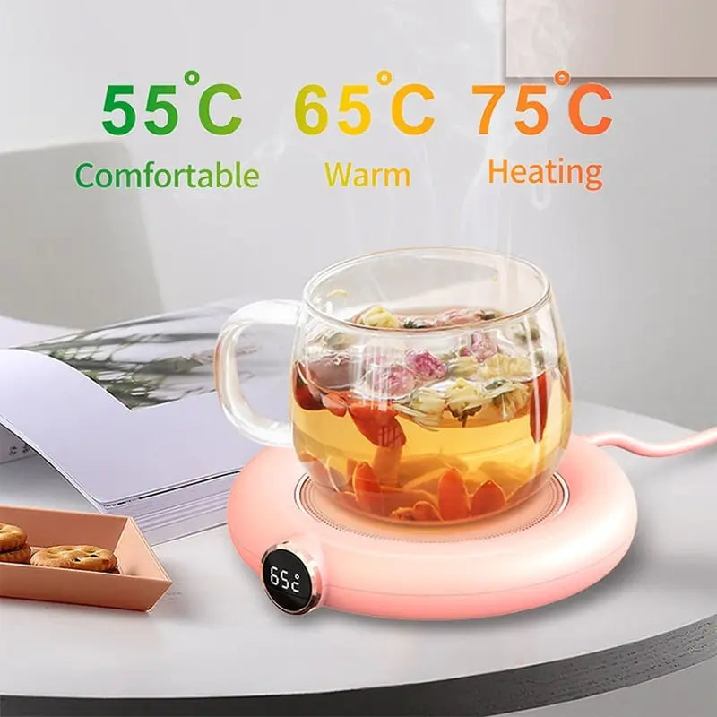 Smart Thermostatic USB Coffee Cup Heating Coaster