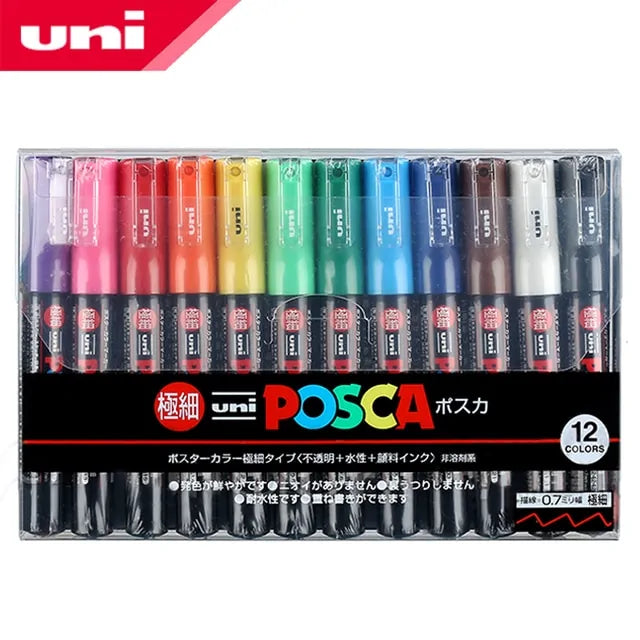 UNI POSCA Comic Graffiti Marker Pens