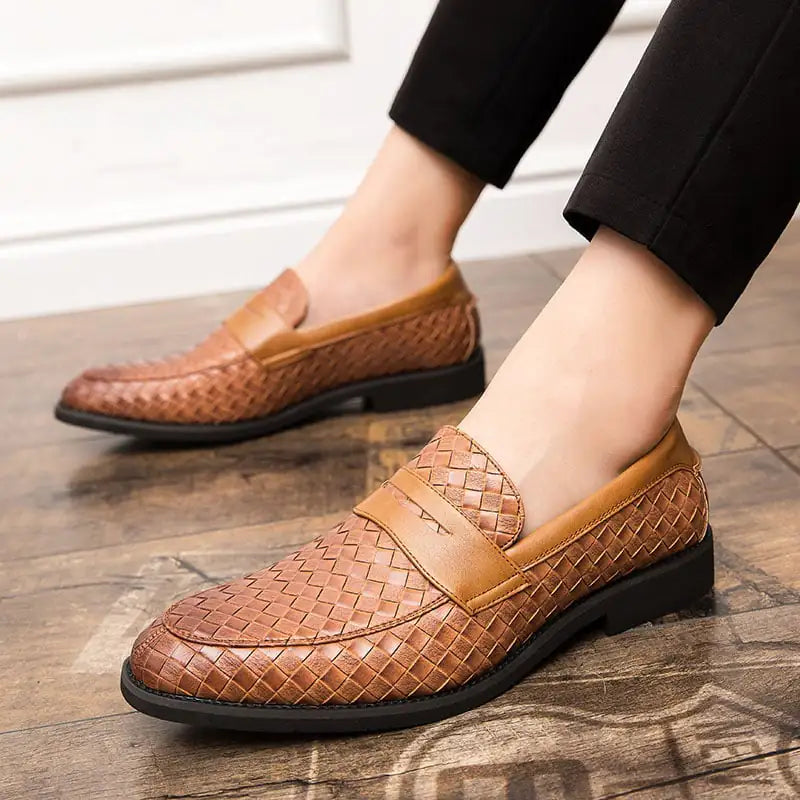 Machista Woven Leather Shoes
