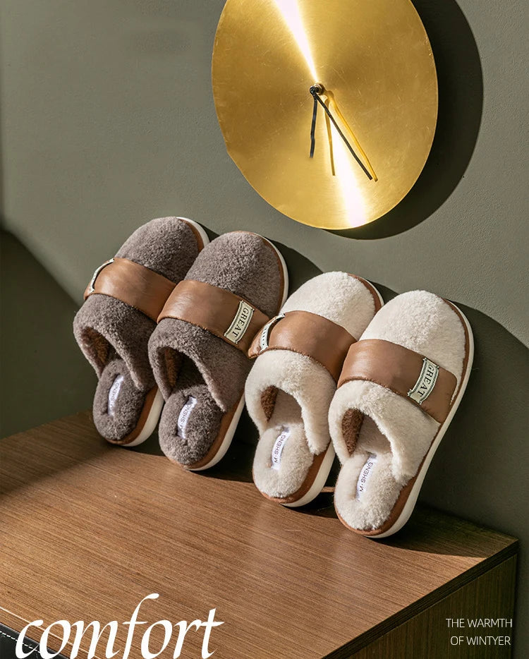 Velvet Cotton Slippers