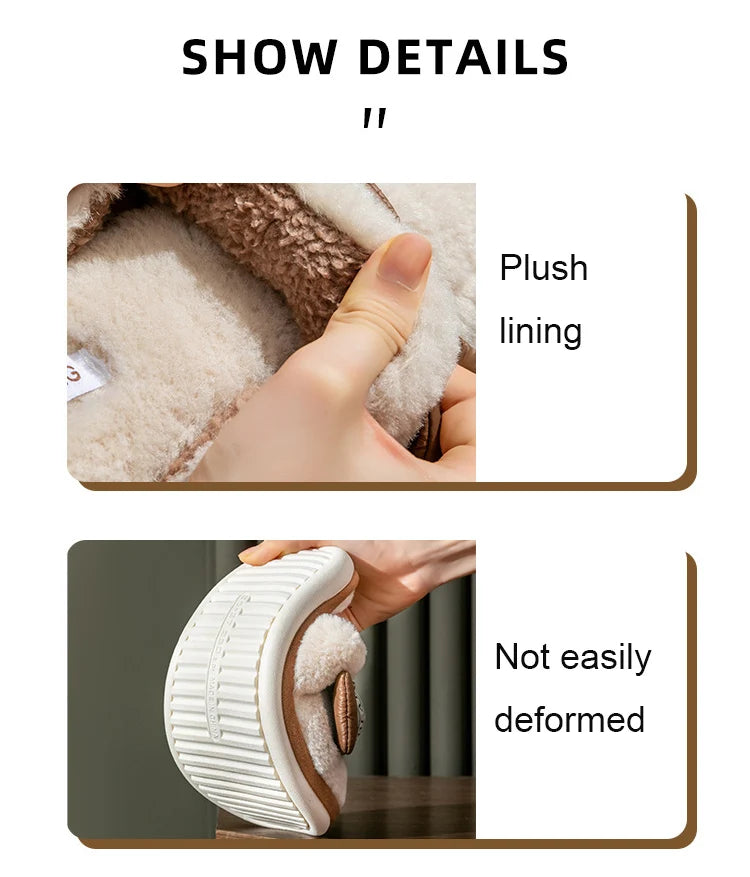 Velvet Cotton Slippers