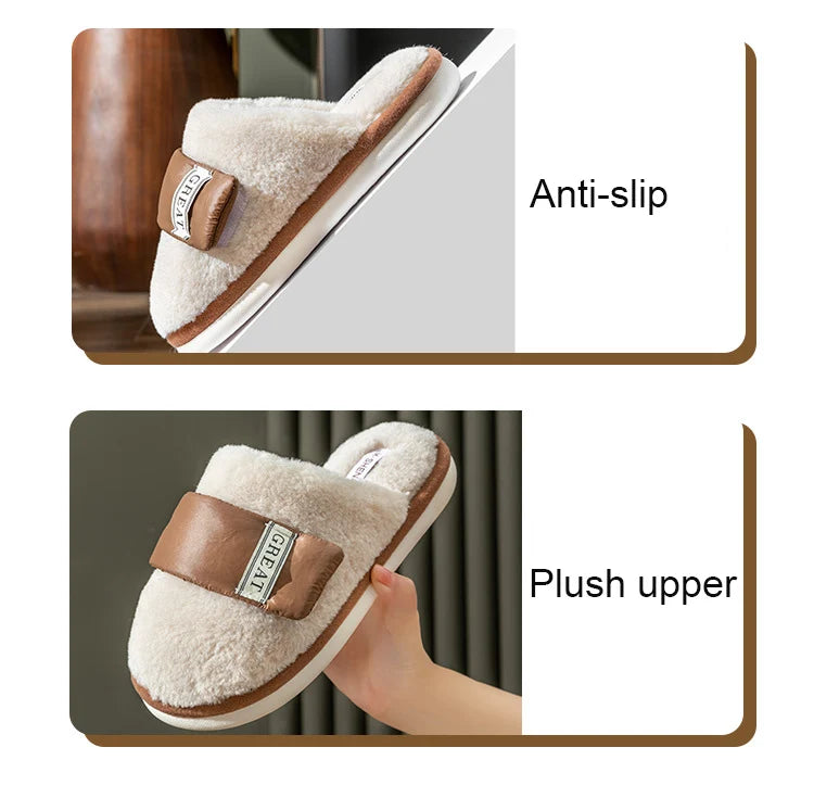 Velvet Cotton Slippers