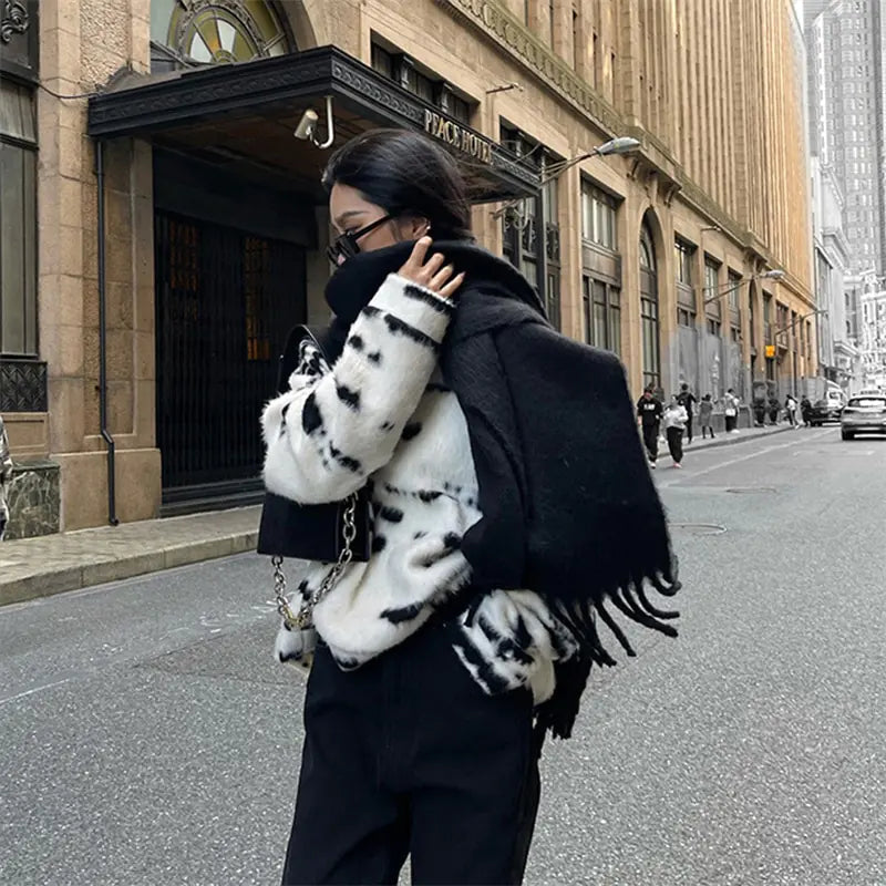 Cashmere Scarf with Tassels