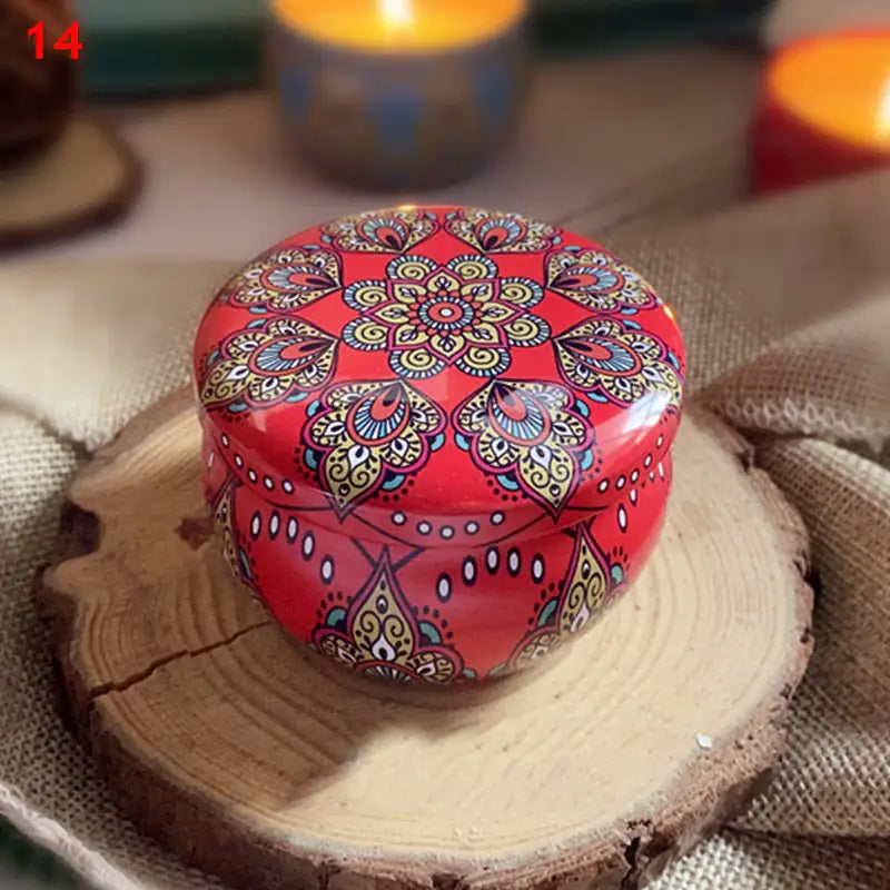 Scented 100% Natural Soy Candles - Vintage Flower Jars