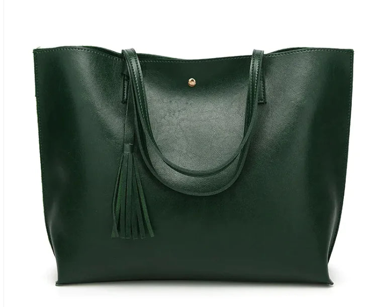 Italian Tassel Tote Shoulder Bags