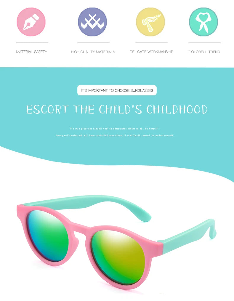 Warblade Polarized Flexi Sunglasses for Children