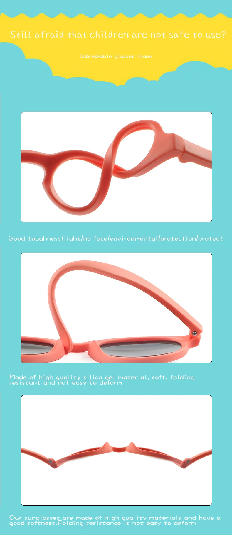 Warblade Polarized Flexi Sunglasses for Children