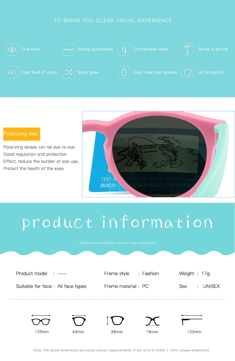Warblade Polarized Flexi Sunglasses for Children