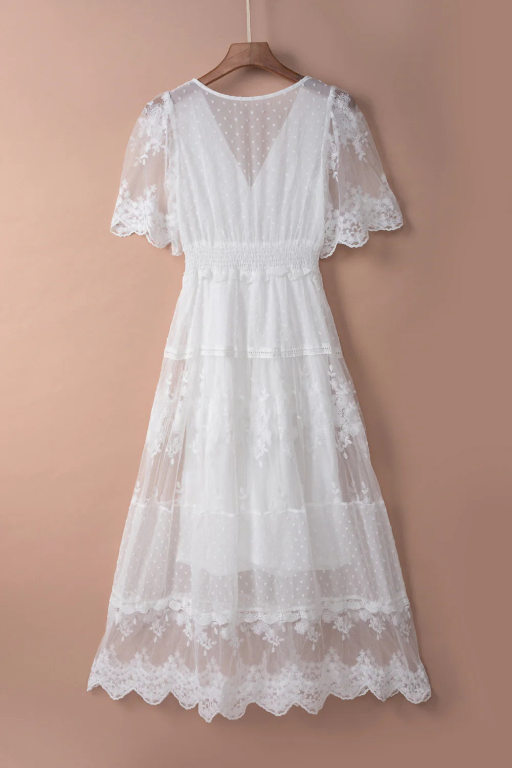 Chic White Lace Dress