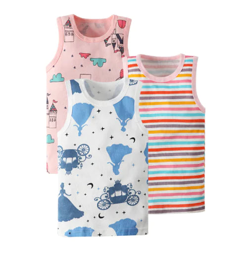 100% Combed Cotton Singlets