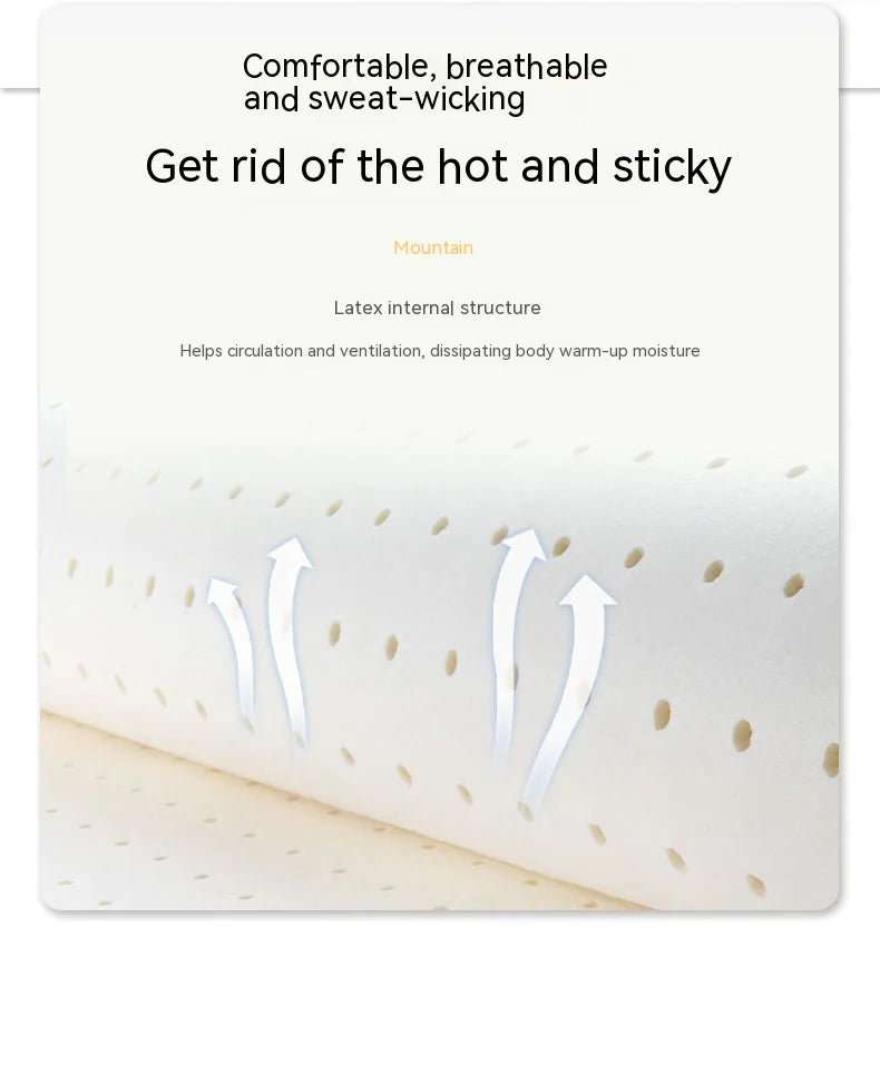 Ice Silk Latex Bedside Reading Cushion