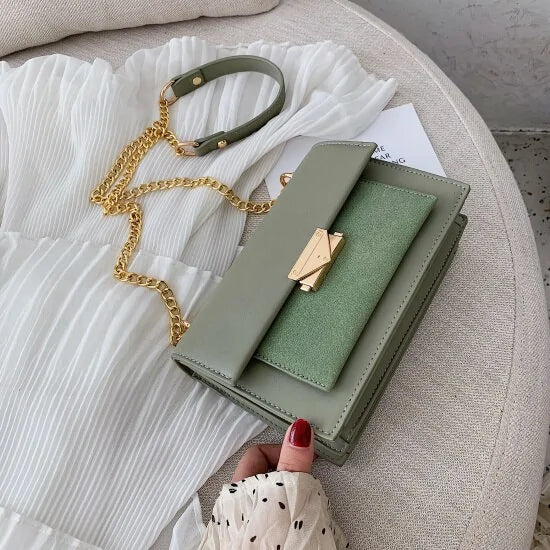 Scrub Vegan Leather Crossbody Bag