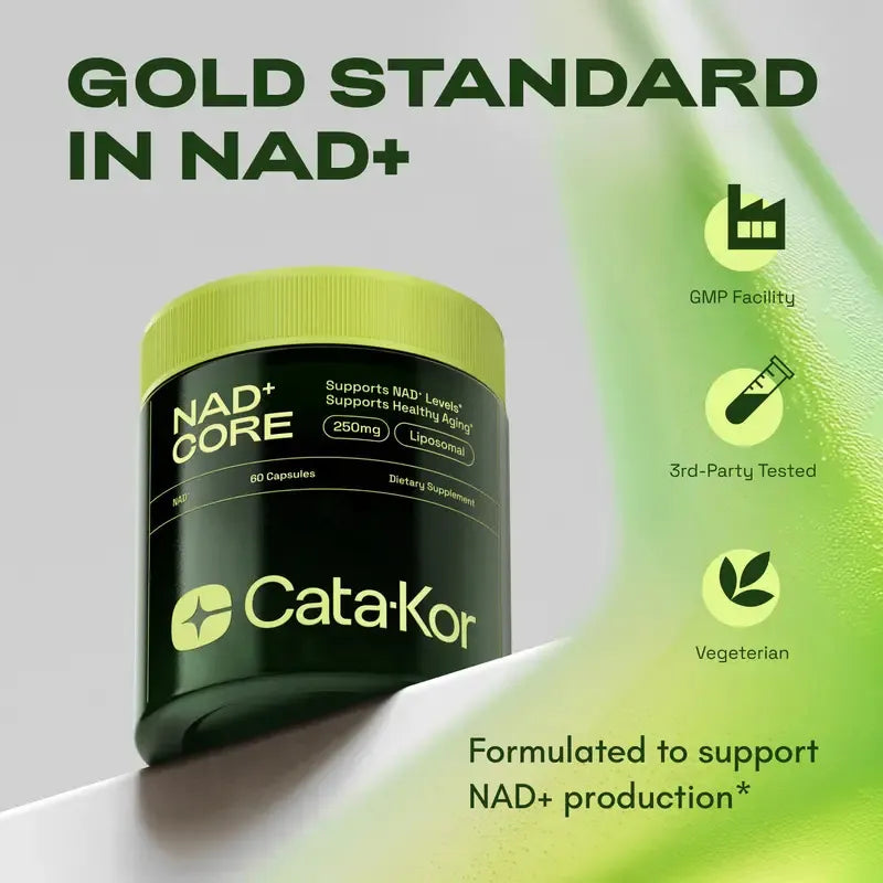Cata-Kor NAD+ Advanced - NAD Supplement with Resveratrol