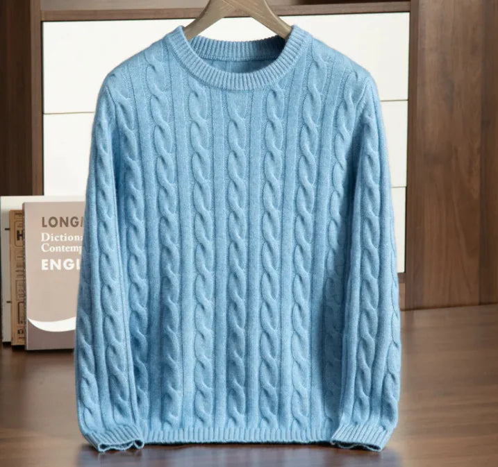 Davinci Pure Albas Cashmere Cable Pullover