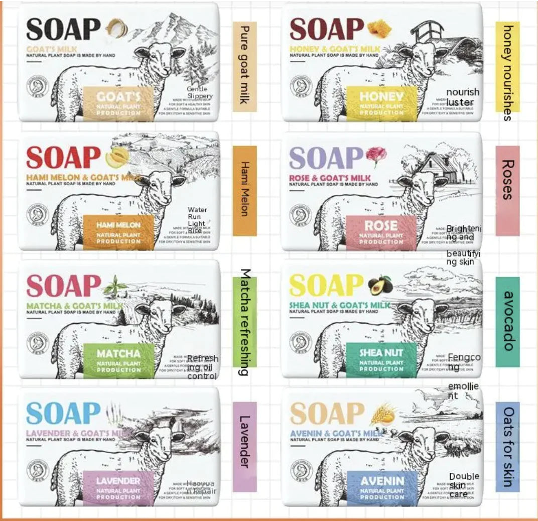 Natural Plant Soap with Goats Milk