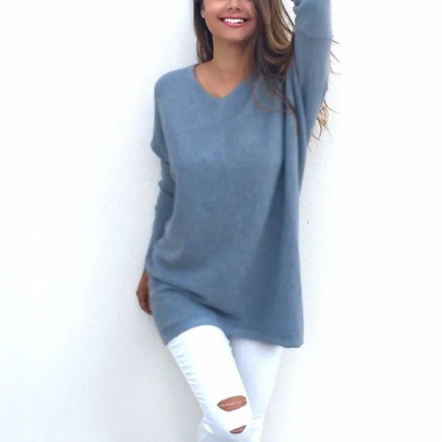 Cashmere Feel Longline Sweater