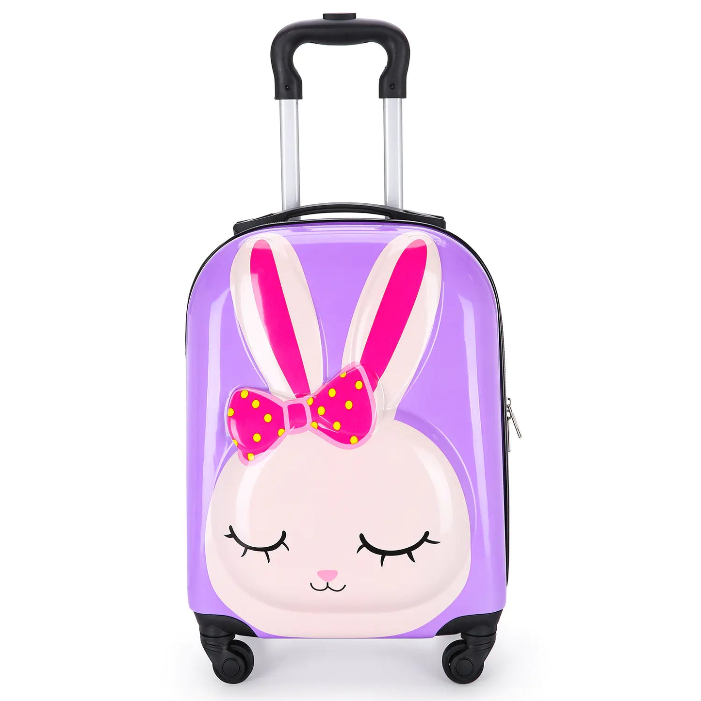 3D Cartoon Animal Rolling Luggage Suitcases