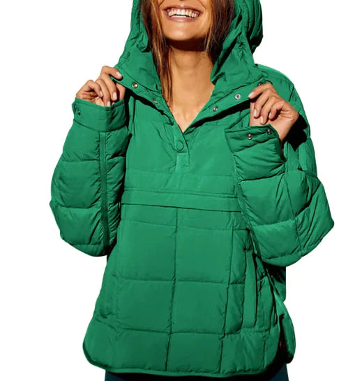 Dames Pure Comfort Quilted Pullover Puffer