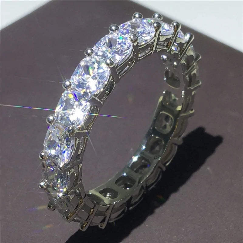 Infinity Stacker Sterling Silver Cubic Zirconia Ring Collection