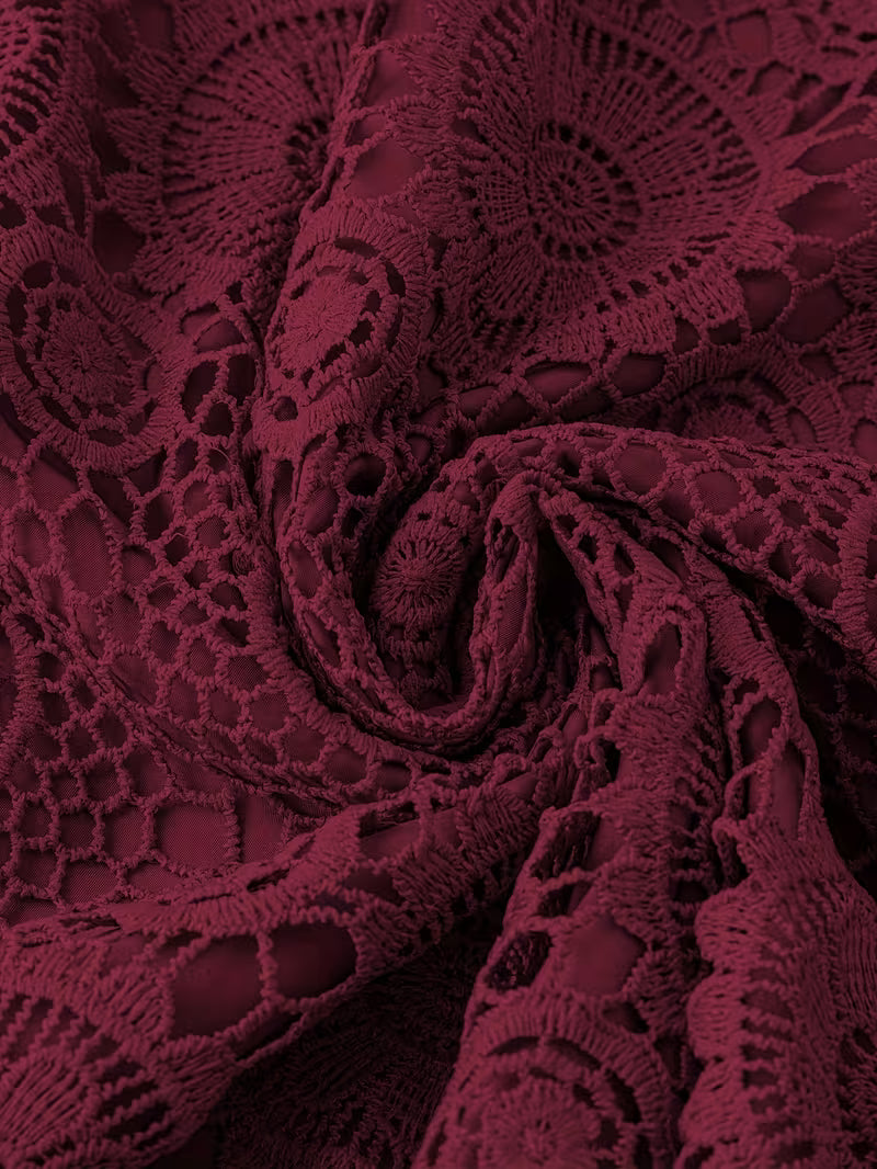 ZANZEA Plus Size Lace Maxi Dresses