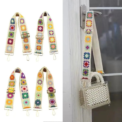 Retro Adjustable Woven Bag Straps