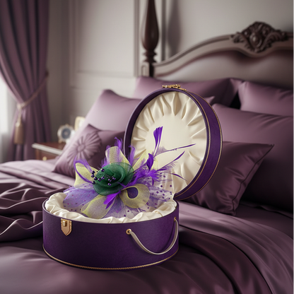 KOKO Mesh Feather Headband Fascinators