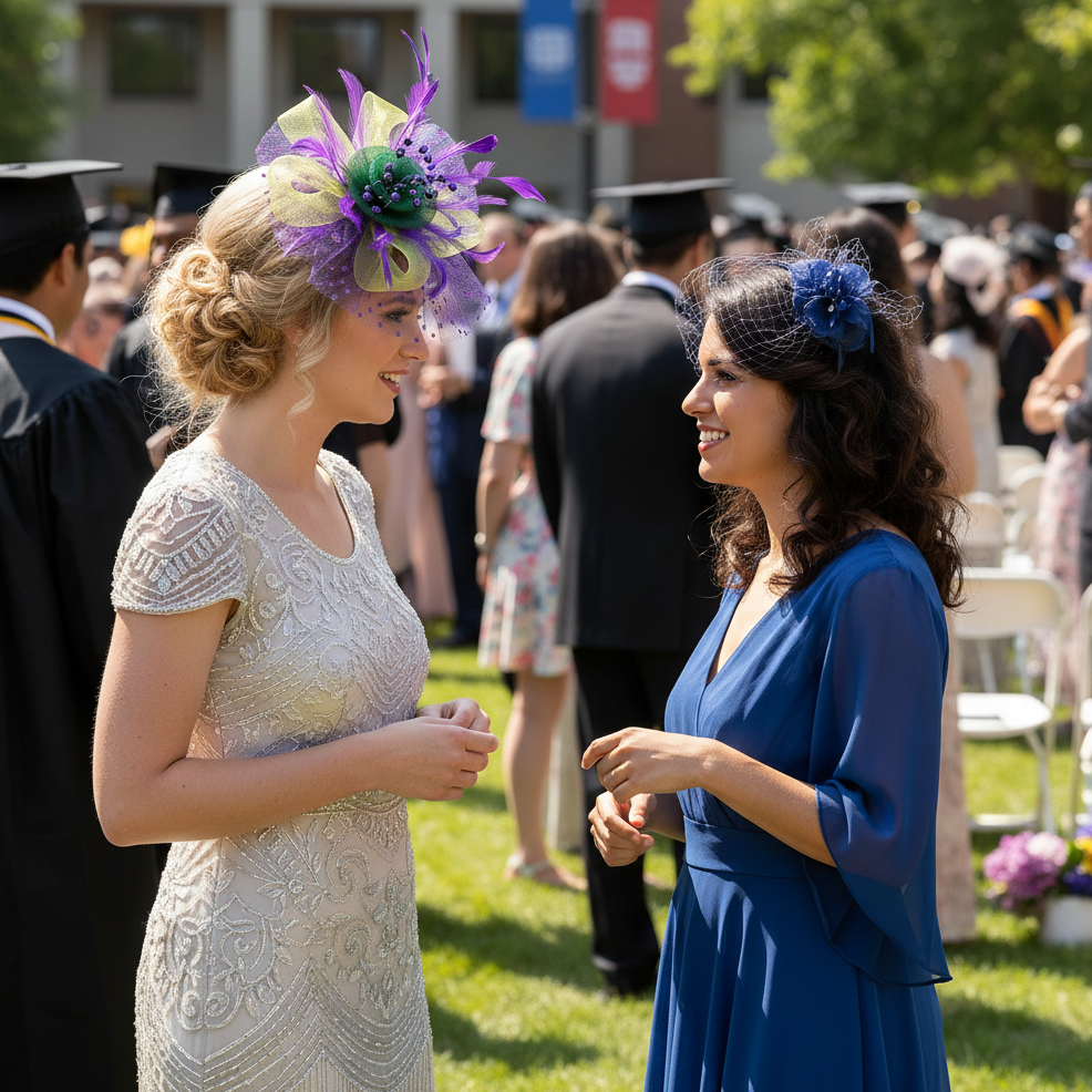 KOKO Mesh Feather Headband Fascinators