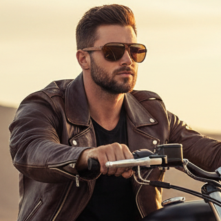 Oi Wood Polarized UV Protection Sunglasses