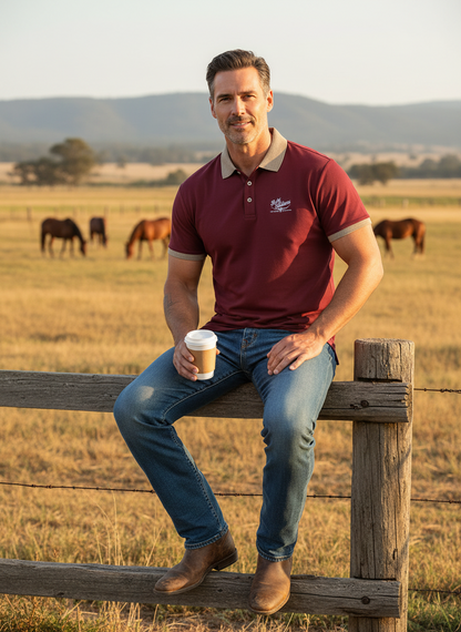 R. M. Williams Short Sleeve Polo Shirts