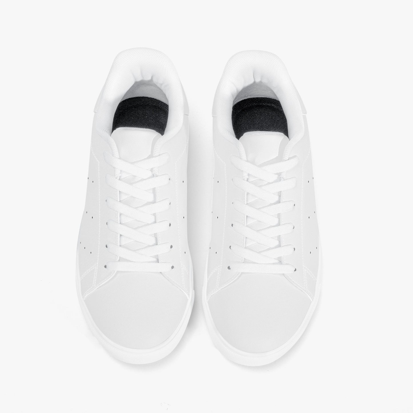 White Classic Low-Top Jensen Leather Sneakers