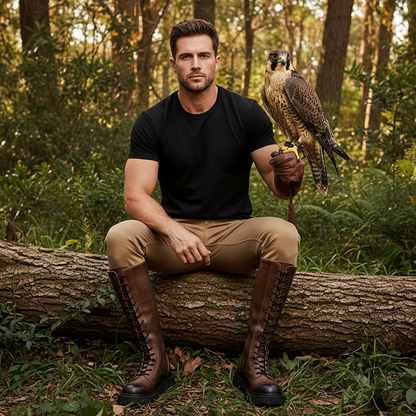 Vintage Leather Martin Riding Boots