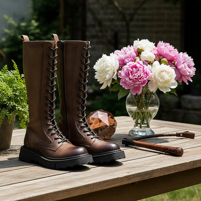 Vintage Leather Martin Riding Boots