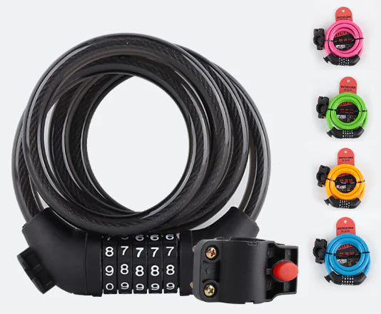 COOLBABY 5 Digit Combination Bicycle Locks