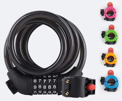 COOLBABY 5 Digit Combination Bicycle Locks