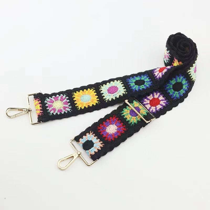 Retro Adjustable Woven Bag Straps