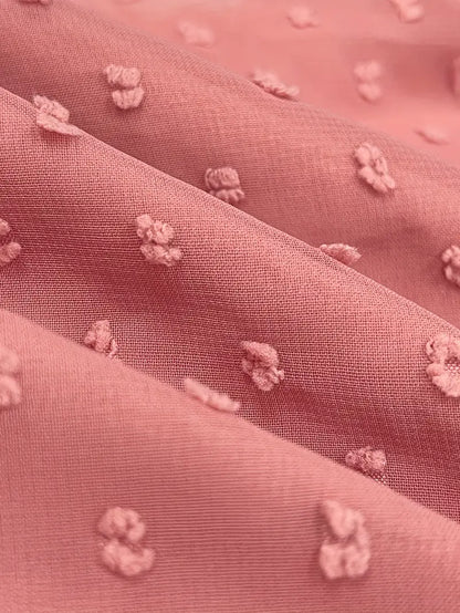 Chiffon Polka Dot Baby Doll Shortie Nightie