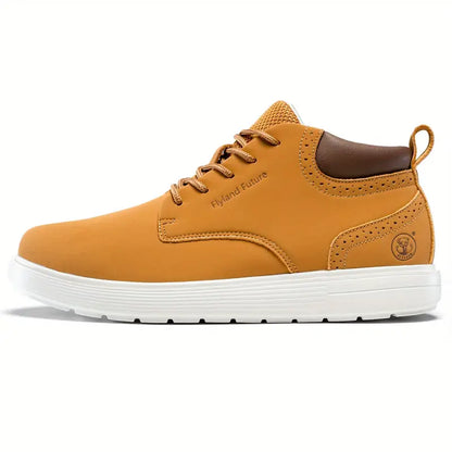 FLYLAND Handcrafted Premium Genuine Cow Leather Chukka Boots